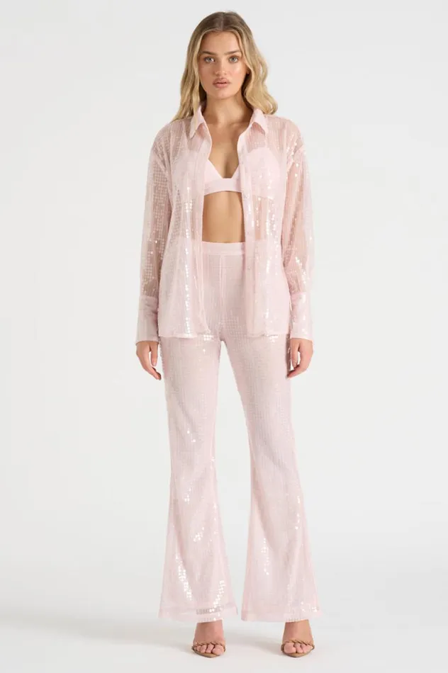 Women Crops Runaway The Label THE BRA TOP Pink
