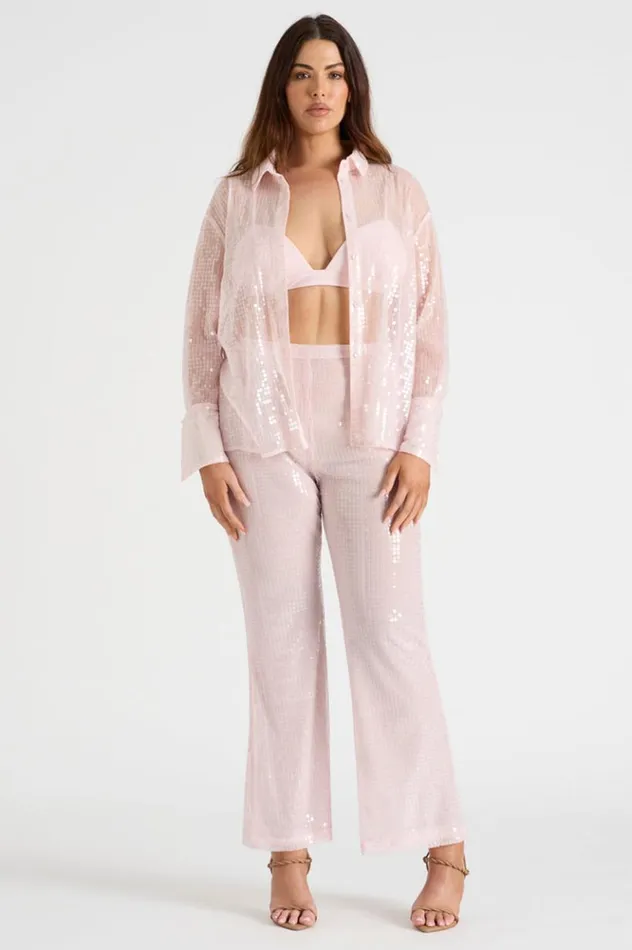 Women Crops Runaway The Label THE BRA TOP Pink