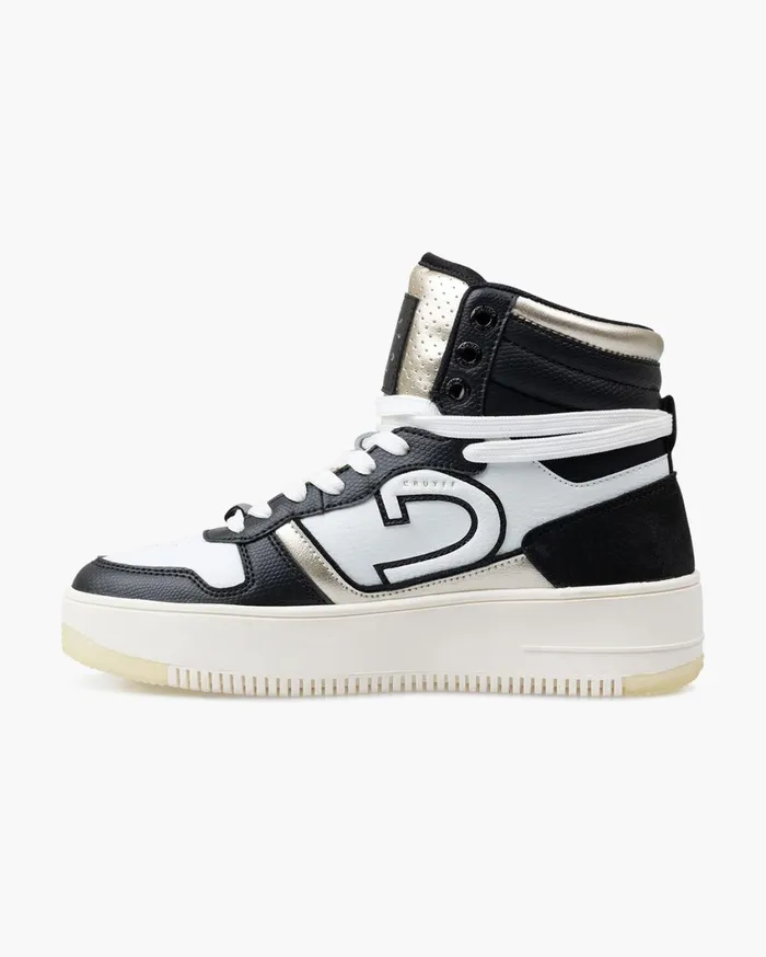 Women Cruyff Sneakers Campo High Lux 8211 Tall Blackgold Women Cruyff Sneakers Campo High Lux 8211 Tall Blackgold