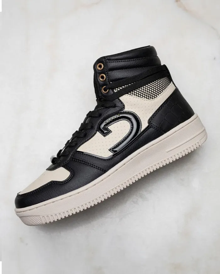 Women Cruyff Sneakers Campo High Lux Blackwhite Women Cruyff Sneakers Campo High Lux Blackwhite
