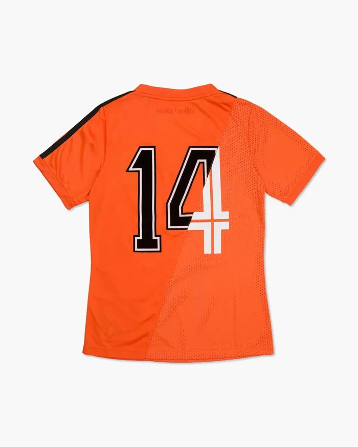 Women Cruyff TShirts Cruyff Euro Womens Tee Orange Women Cruyff TShirts Cruyff Euro Womens Tee Orange