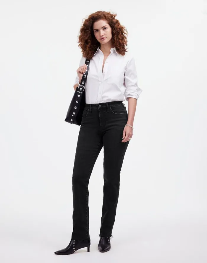 Women Curvy Stovepipe Jeans Armand Wash Madewell Jeans