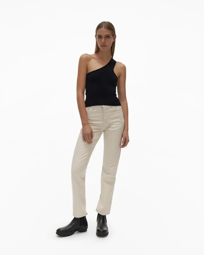 Women Cutout Tank Black Helmut Lang Tops
