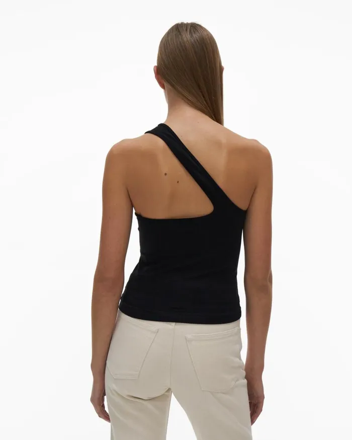 Women Cutout Tank Black Helmut Lang Tops
