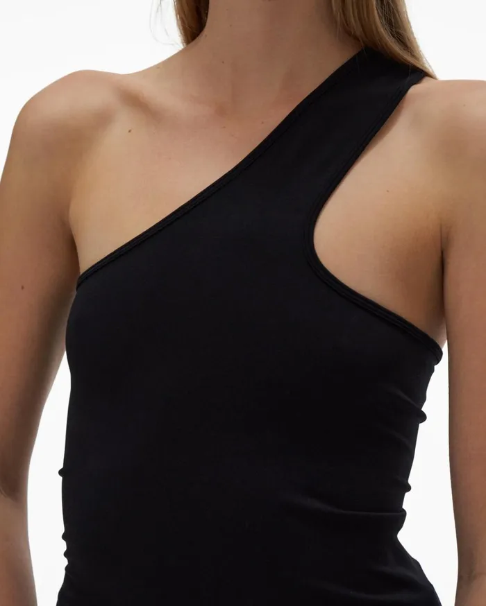 Women Cutout Tank Black Helmut Lang Tops