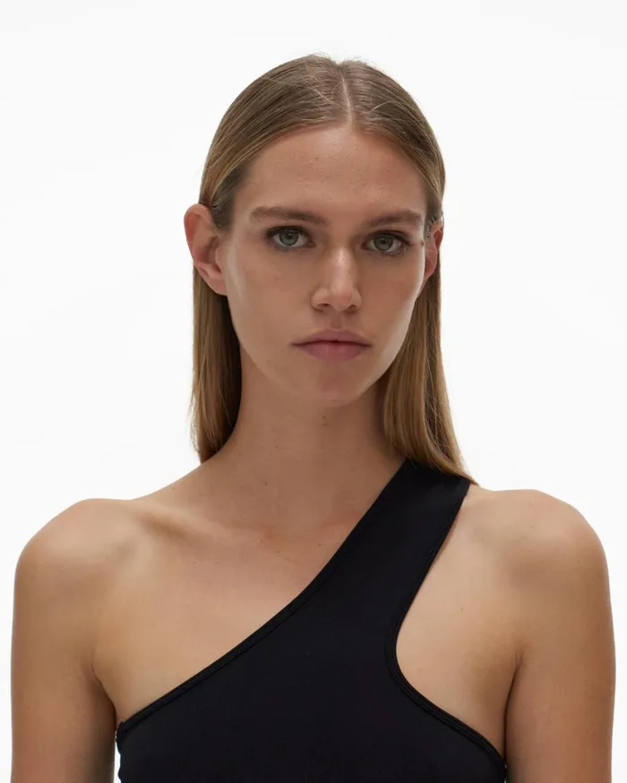 Women Cutout Tank Black Helmut Lang Tops