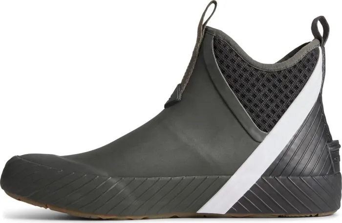 Women Cutwater Deck Boot Black Sperry Boat Shoes