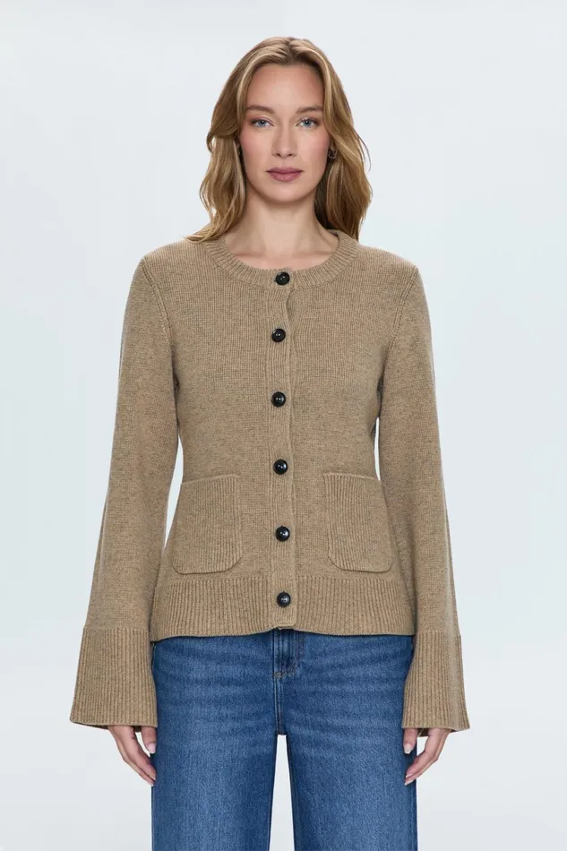 Women Dani Cardigan 8211 Wheat Pistola Denim Sweaters and Knits