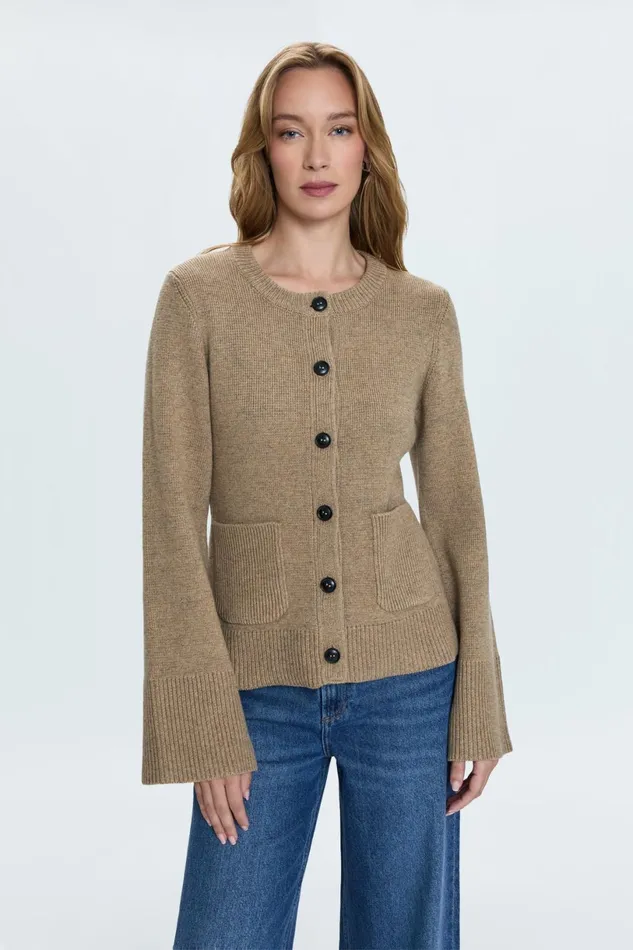 Women Dani Cardigan 8211 Wheat Pistola Denim Sweaters and Knits