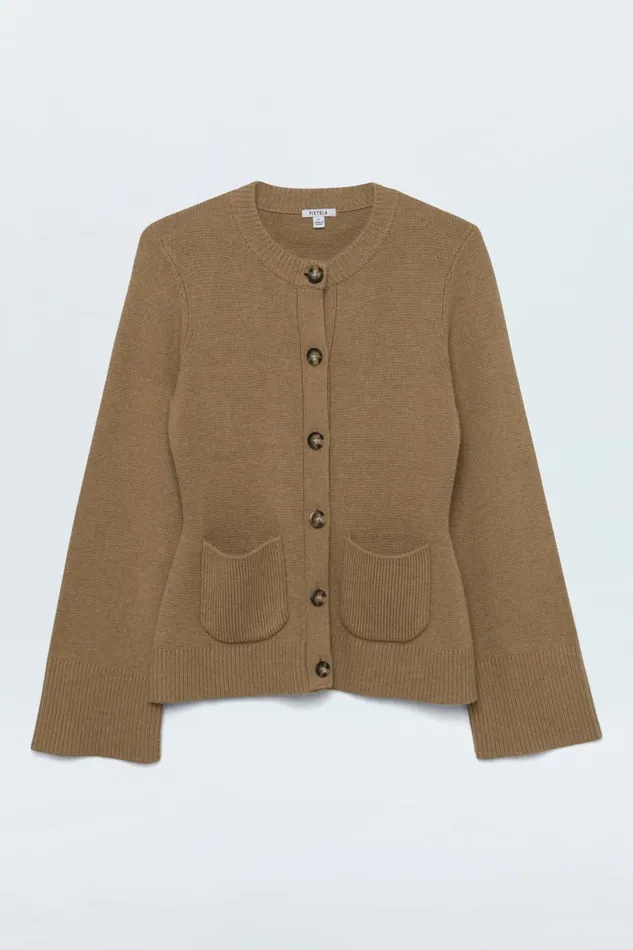 Women Dani Cardigan 8211 Wheat Pistola Denim Sweaters and Knits