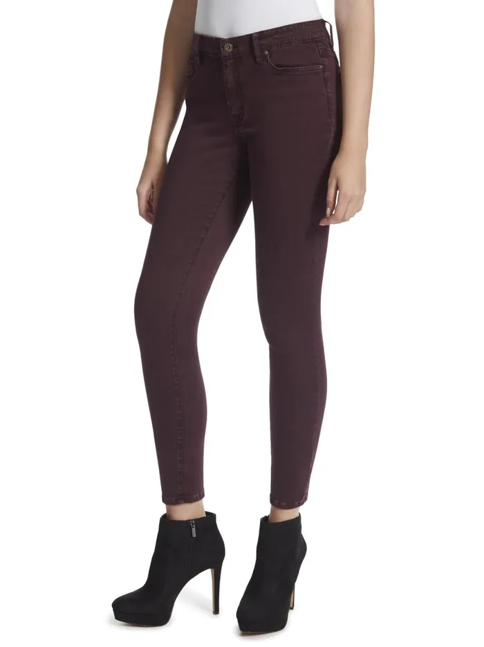 Women Denim Jessica Simpson Adored High Rise Ankle Skinny Jeans In Winetasting Winetasting