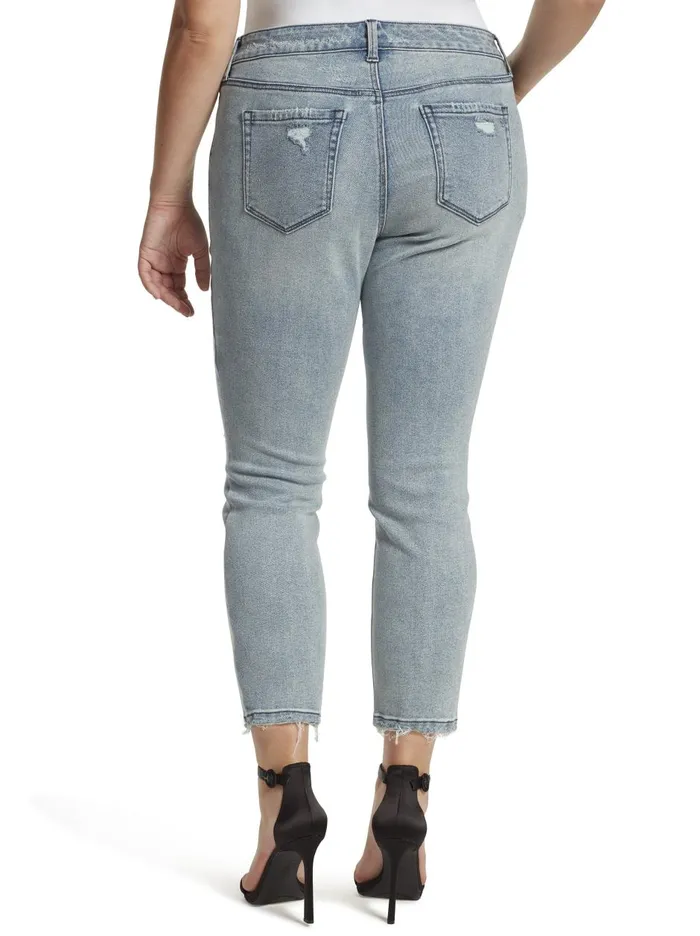 Women Denim Jessica Simpson Arrow Straight Ankle Jeans In Dazed Dazed