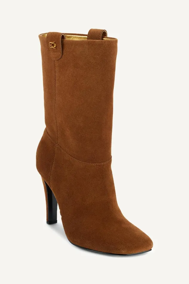 Women Donna Karan Boots And Booties DONNA SLOUCH BOOTIE Tan