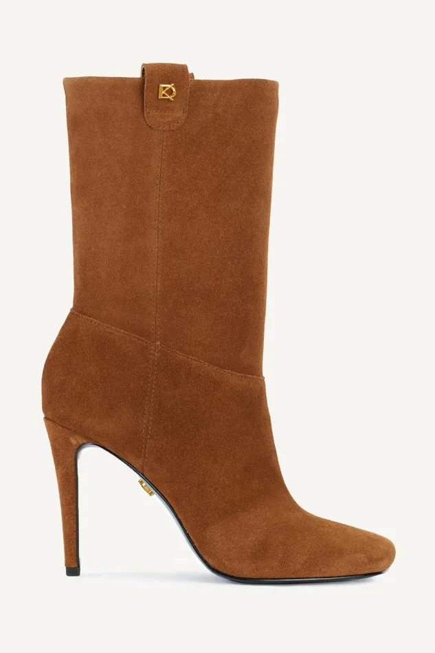 Women Donna Karan Boots And Booties DONNA SLOUCH BOOTIE Tan