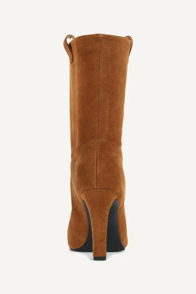 Women Donna Karan Boots And Booties DONNA SLOUCH BOOTIE Tan