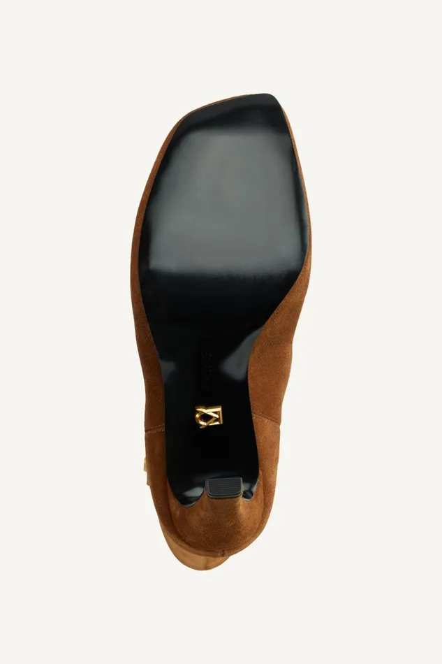 Women Donna Karan Boots And Booties DONNA SLOUCH BOOTIE Tan