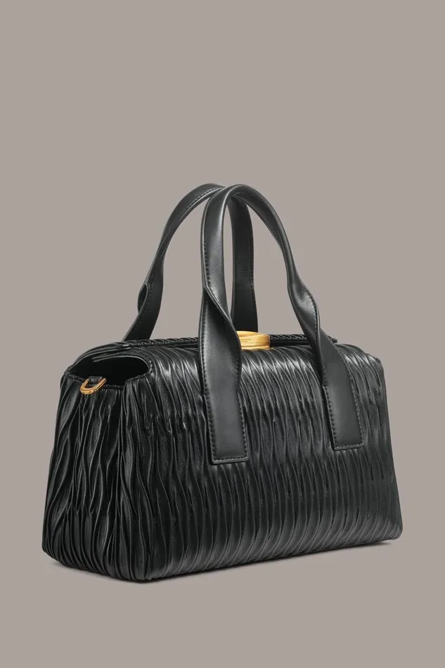 Women Donna Karan Crossbody Bags And Satchels AMAGANSETT SATCHEL BAG Black