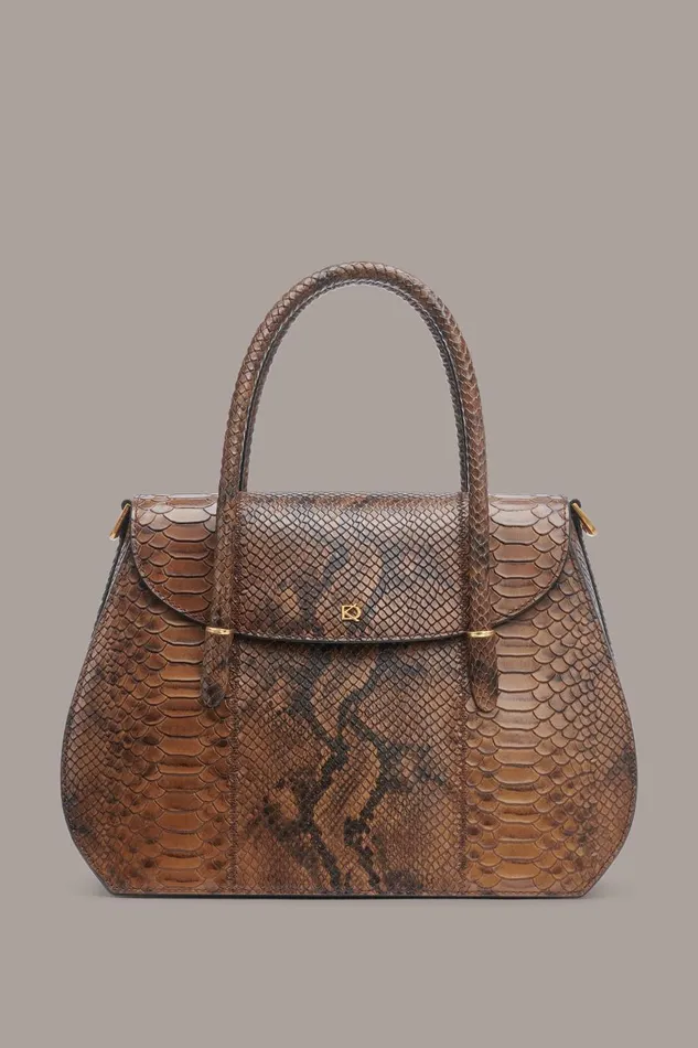 Women Donna Karan Crossbody Bags And Satchels BELLEROSE SATCHEL Teak