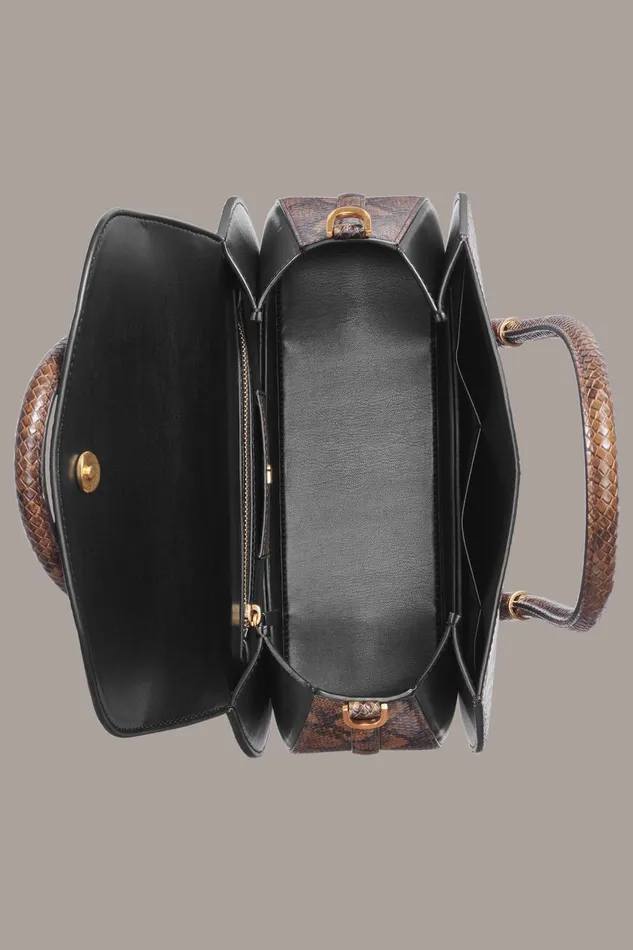 Women Donna Karan Crossbody Bags And Satchels BELLEROSE SATCHEL Teak