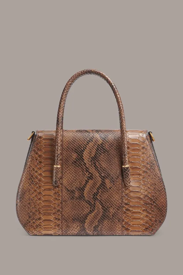 Women Donna Karan Crossbody Bags And Satchels BELLEROSE SATCHEL Teak