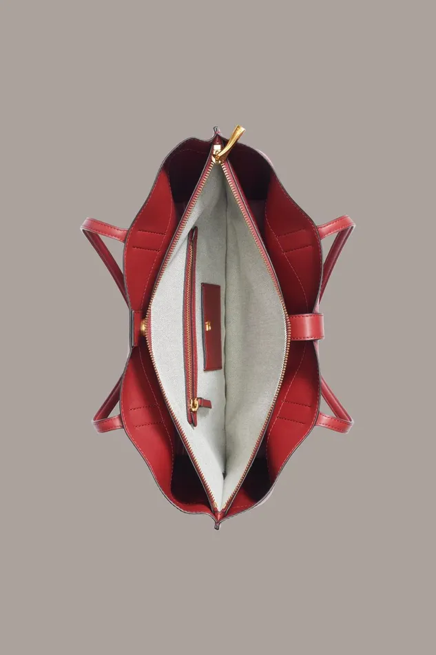 Women Donna Karan Crossbody Bags And Satchels BRIDGEHAMPTON TOTE Claret Women Donna Karan Crossbody Bags And Satchels BRIDGEHAMPTON TOTE Claret