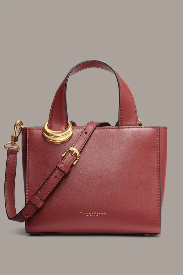 Women Donna Karan Crossbody Bags And Satchels HEWLETT CROSSBODY Claret