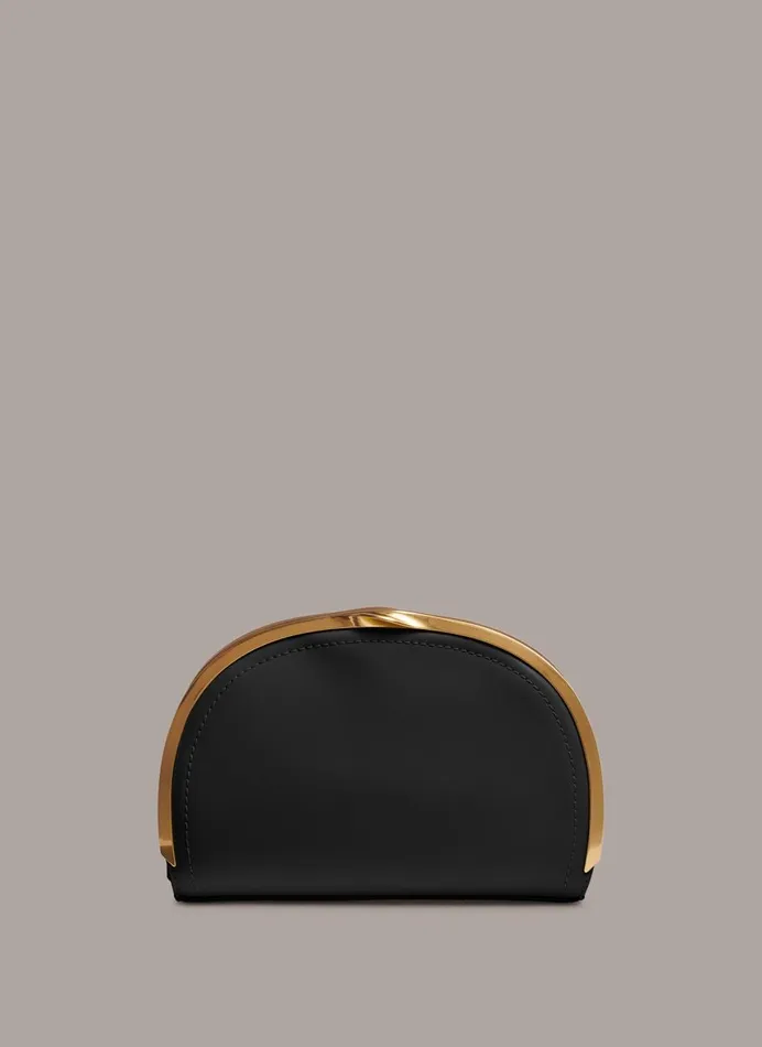 Women Donna Karan Crossbody Bags And Satchels LAWRENCE CLUTCH Black