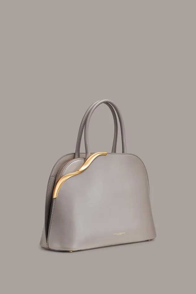 Women Donna Karan Crossbody Bags And Satchels MALVERNE SATCHEL Grey Women Donna Karan Crossbody Bags And Satchels MALVERNE SATCHEL Grey