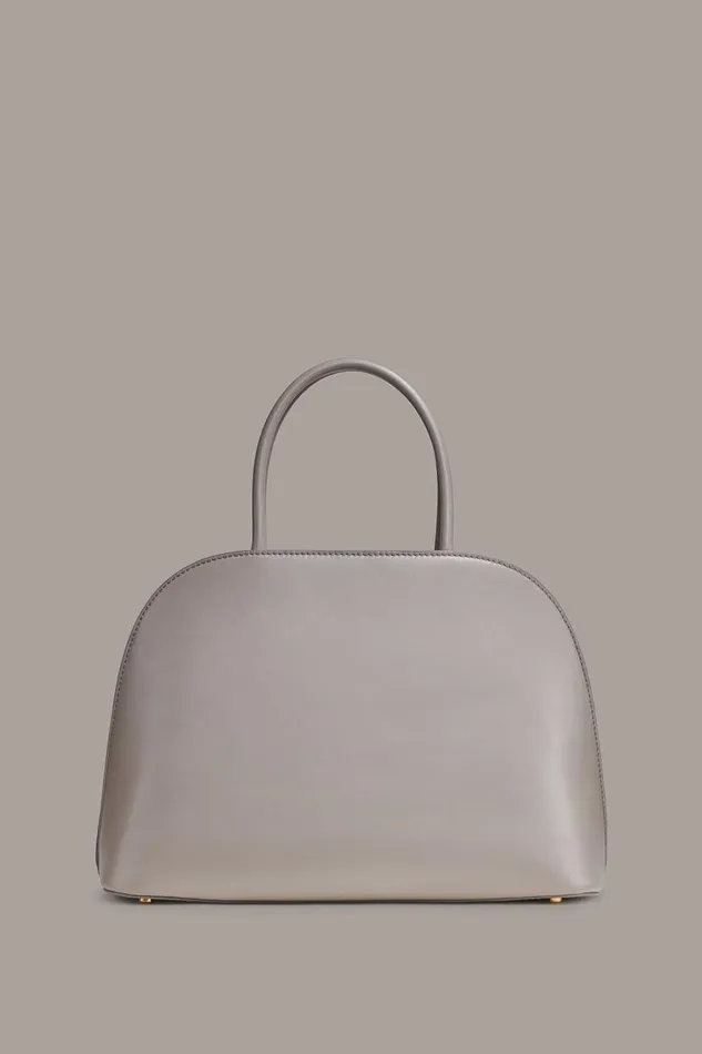 Women Donna Karan Crossbody Bags And Satchels MALVERNE SATCHEL Grey Women Donna Karan Crossbody Bags And Satchels MALVERNE SATCHEL Grey