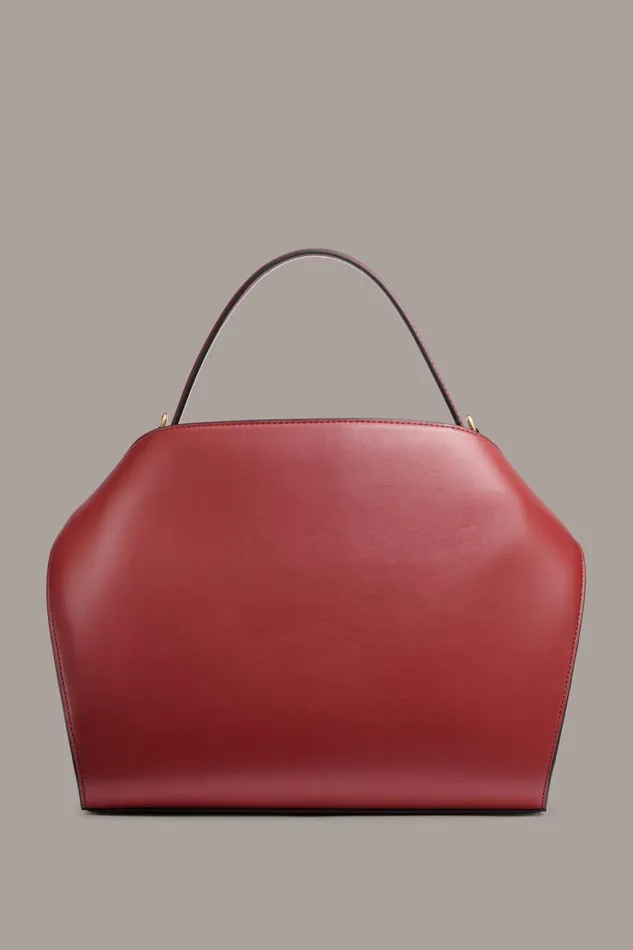 Women Donna Karan Crossbody Bags And Satchels PLANDOME SATCHEL BAG Claret