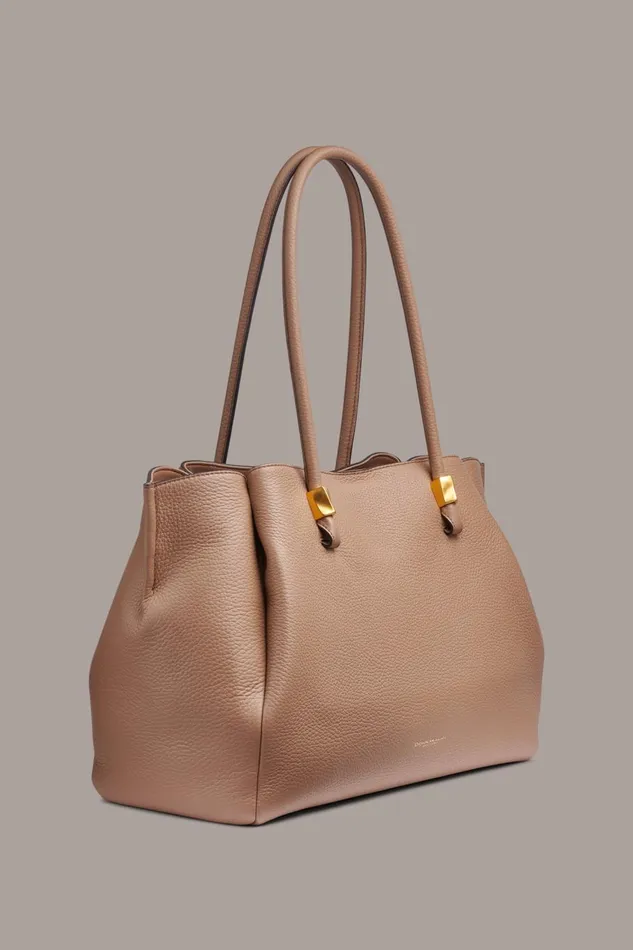 Women Donna Karan Crossbody Bags And Satchels QUOGUE TOTE Toasted Almond