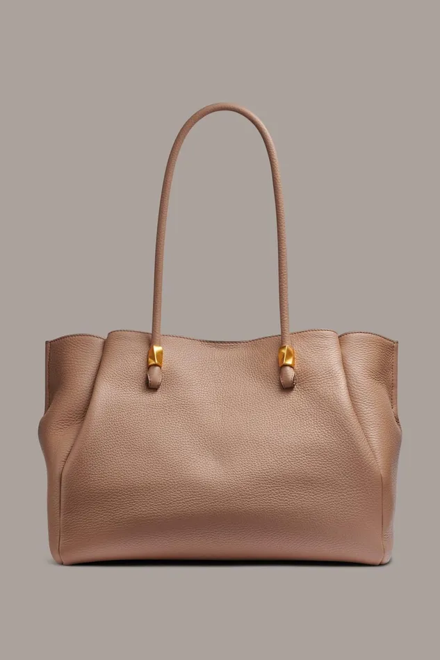 Women Donna Karan Crossbody Bags And Satchels QUOGUE TOTE Toasted Almond