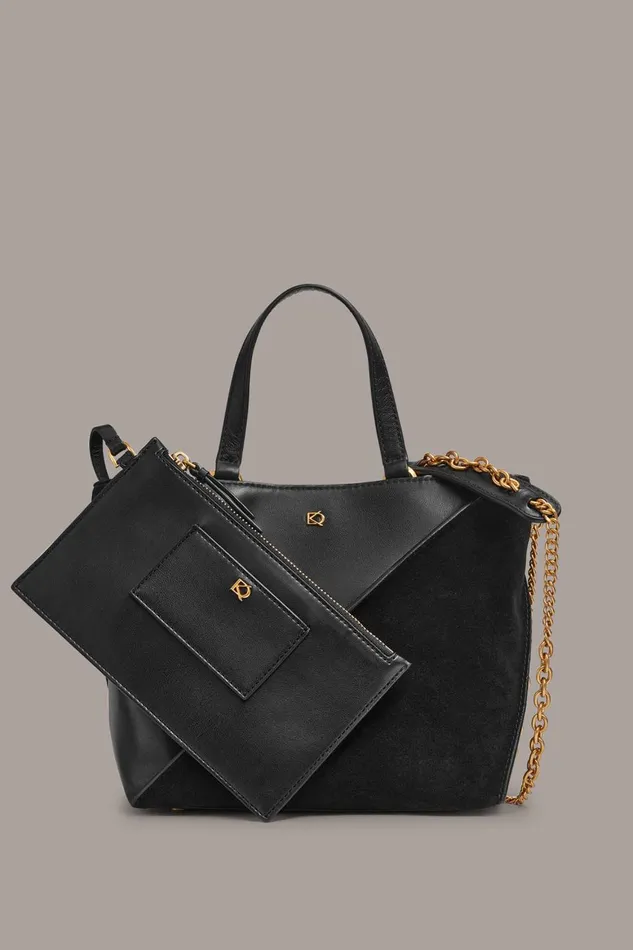 Women Donna Karan Crossbody Bags And Satchels SETAUKET CROSSBODY BAG Black