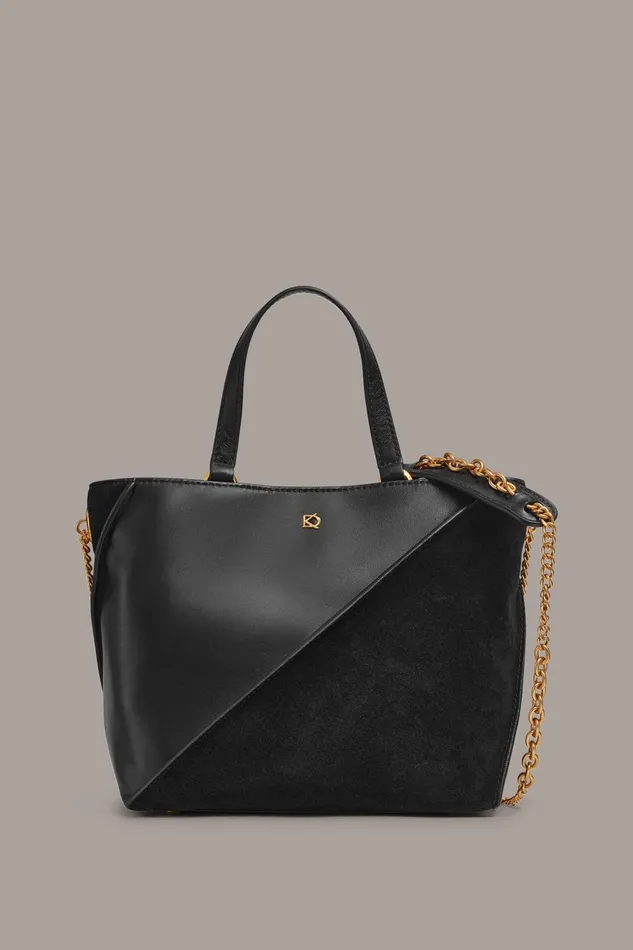 Women Donna Karan Crossbody Bags And Satchels SETAUKET CROSSBODY BAG Black