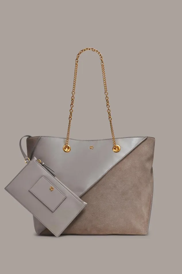 Women Donna Karan Crossbody Bags And Satchels SETAUKET TOTE Cloud