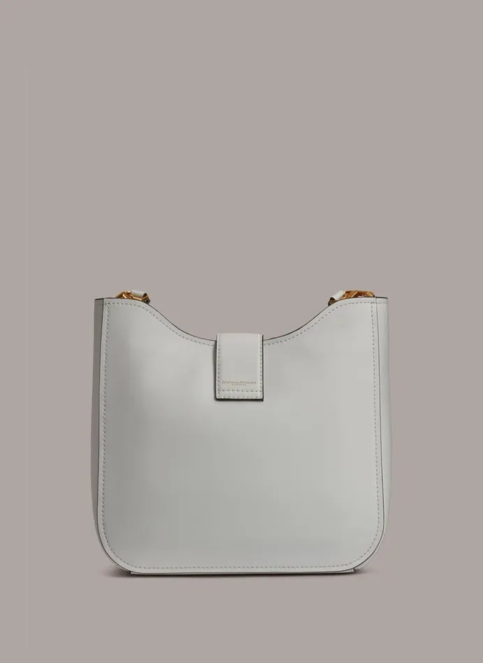 Women Donna Karan Crossbody Bags And Satchels VALLEY STREAM CROSSBODY Brilliant White