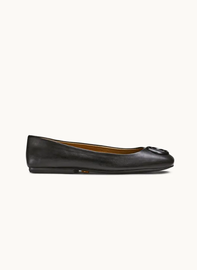 Women Donna Karan Flats And Loafers KYLEE BALLET FLAT Black