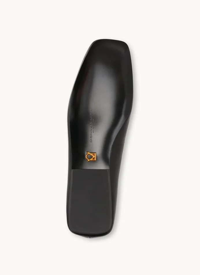 Women Donna Karan Flats And Loafers KYLEE BALLET FLAT Black