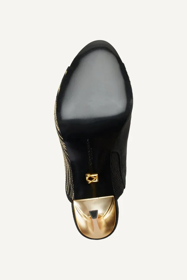 Women Donna Karan Heels And Wedges DONNA HEELED MULE Black