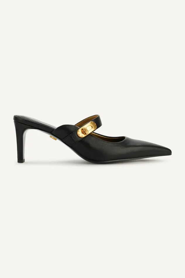 Women Donna Karan Heels And Wedges THOMPSON MULE Black