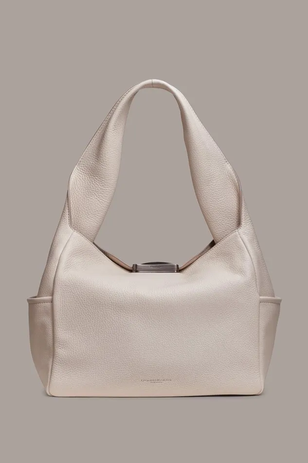 Women Donna Karan Shoulder And Hobo Bags AMAGANSETT SHOULDER BAG Sand