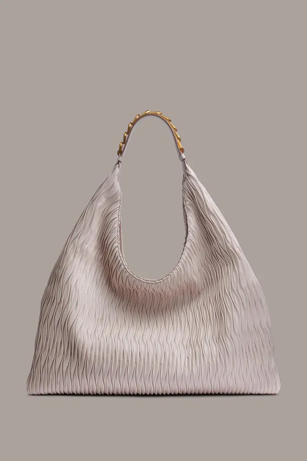 Women Donna Karan Shoulder And Hobo Bags BELLMORE XL HOBO BAG Sand