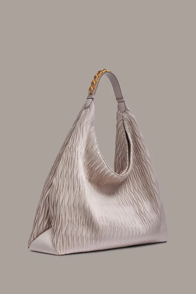 Women Donna Karan Shoulder And Hobo Bags BELLMORE XL HOBO BAG Sand