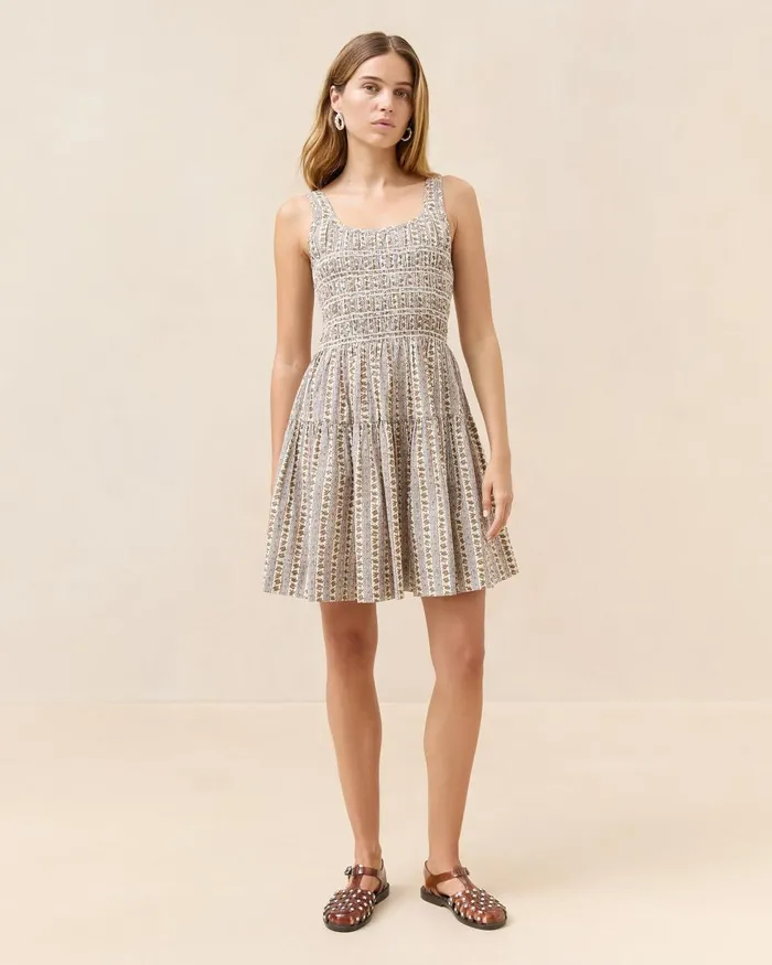 Women Dresses Loeffler Randall Melody PinkCream Mini Dress