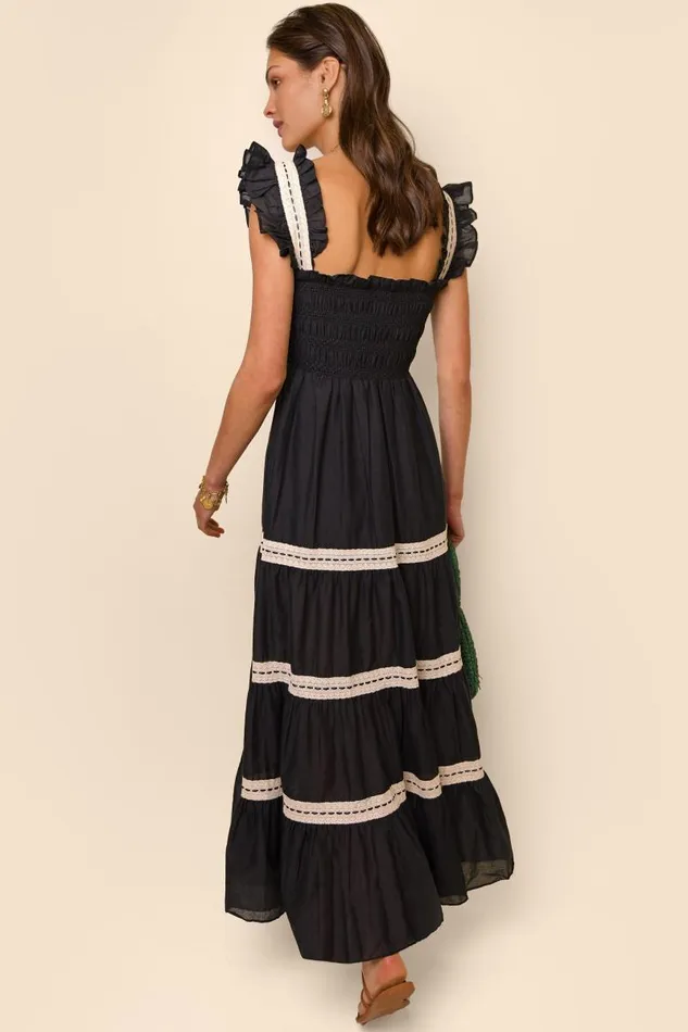 Women Dresses RIXO Aubrie Black Women Dresses RIXO Aubrie Black