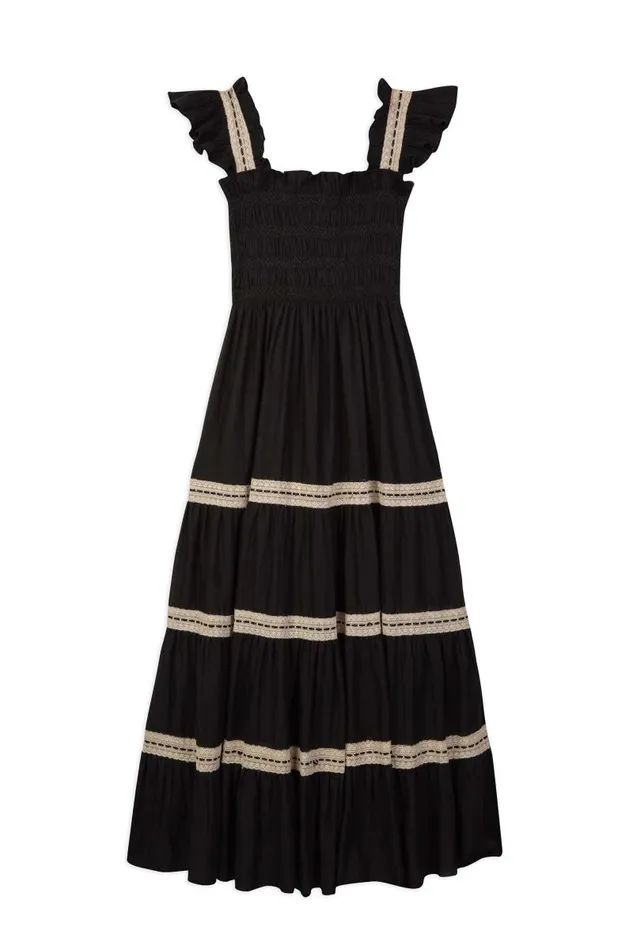 Women Dresses RIXO Aubrie Black Women Dresses RIXO Aubrie Black
