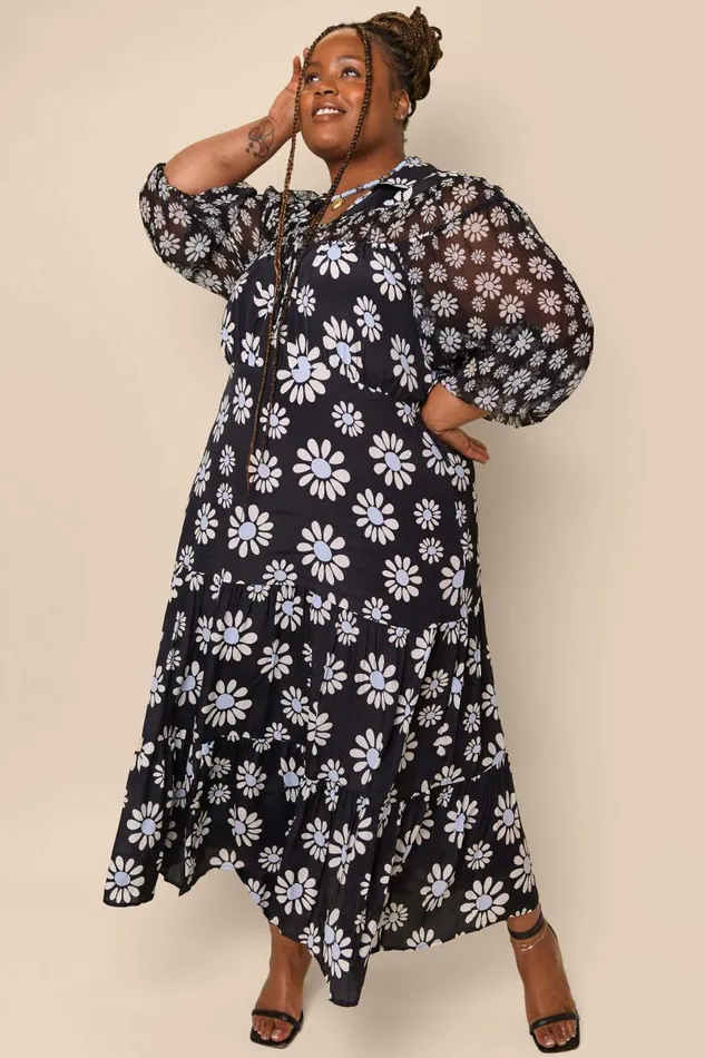 Women Dresses RIXO Christa Block Daisy Women Dresses RIXO Christa Block Daisy
