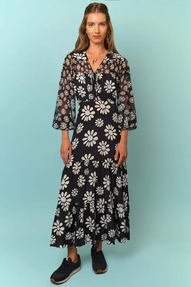Women Dresses RIXO Christa Block Daisy Women Dresses RIXO Christa Block Daisy