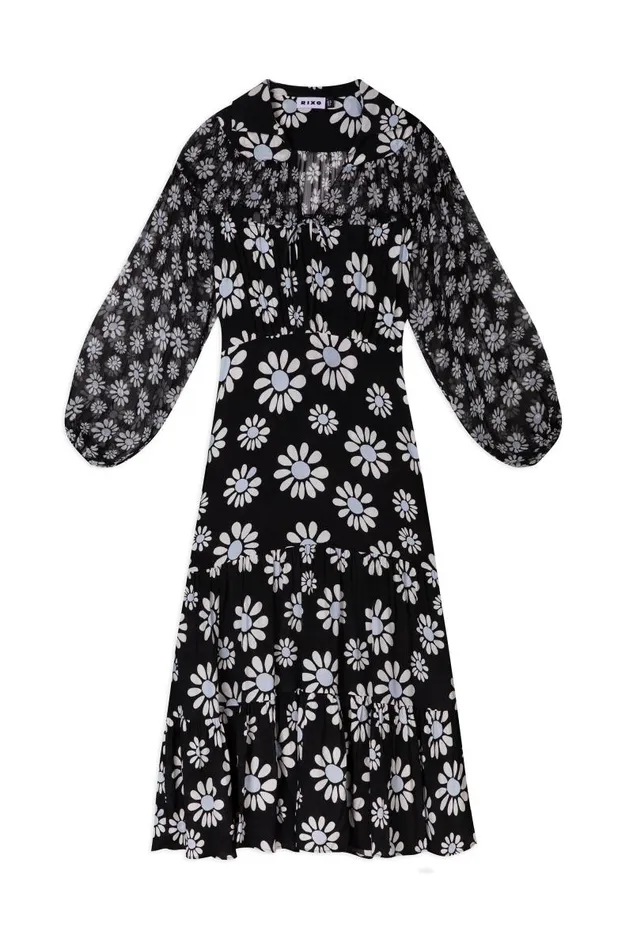 Women Dresses RIXO Christa Block Daisy Women Dresses RIXO Christa Block Daisy