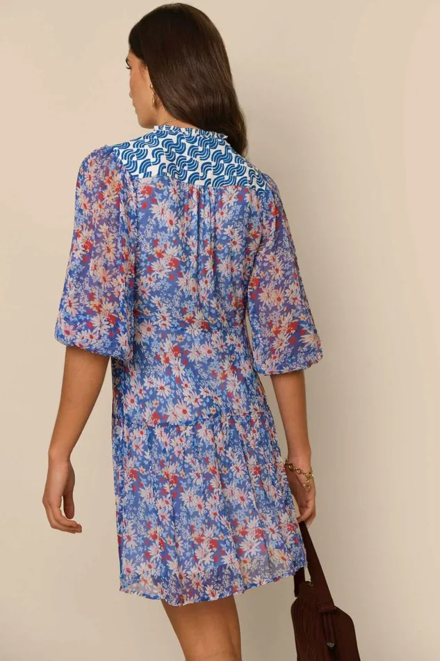 Women Dresses RIXO Devi Blue Daisy Trail Mix Women Dresses RIXO Devi Blue Daisy Trail Mix